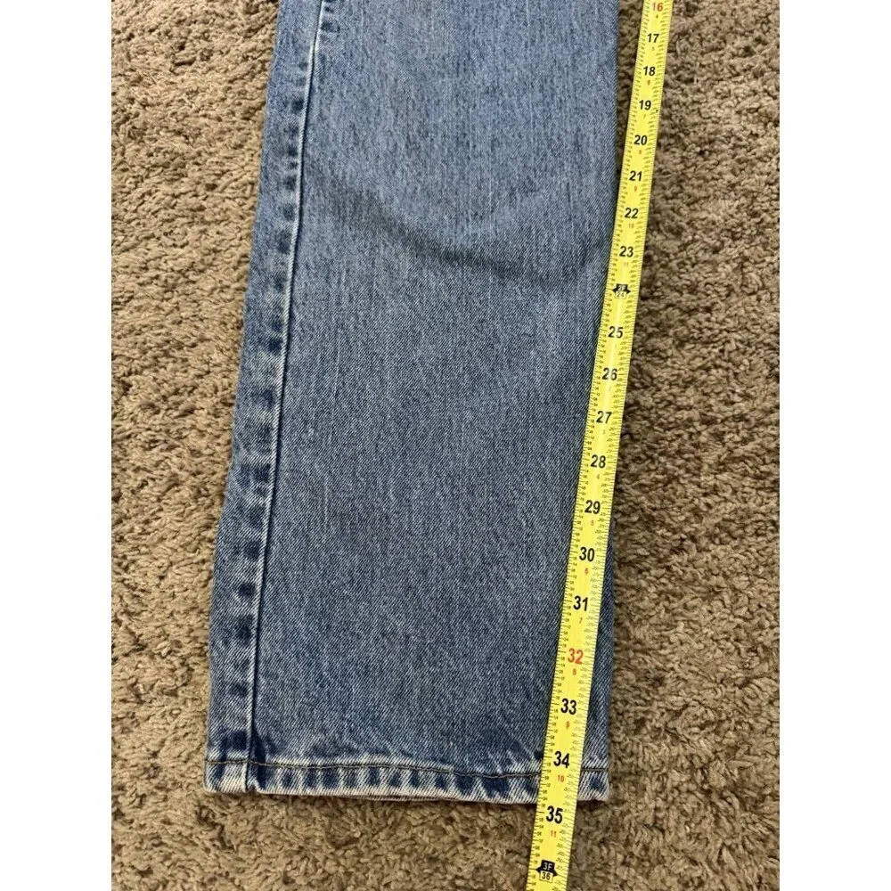 VINTAGE LEVIS Jeans Mens 36x36 Blue 505 Straight Red Tab Med Wash 90’s READ